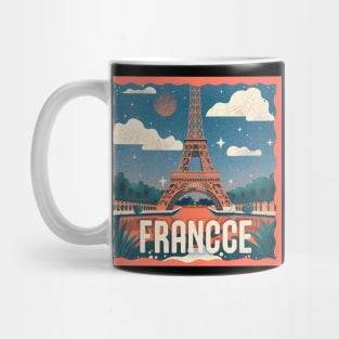France Effil Tower Art Mug